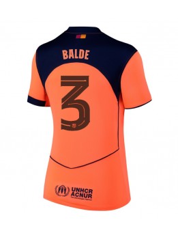 Ženski Nogometna dresi replika Barcelona Alejandro Balde #3 Tretji 2025-26 Kratek rokav Ženski Nogometna dresi replika Barcelona Alejandro Balde #3 Tretji 2025-26 Kratek rokav